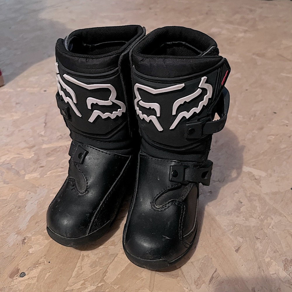 Fox Comp K Youth Boots Size K11 Black